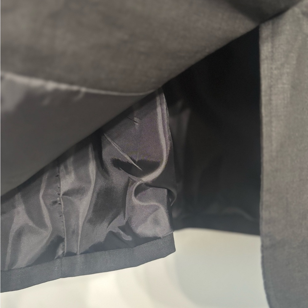 NWT- Gillian Grey Black fully lined 100% Linen Blazer - Picture 5 of 6